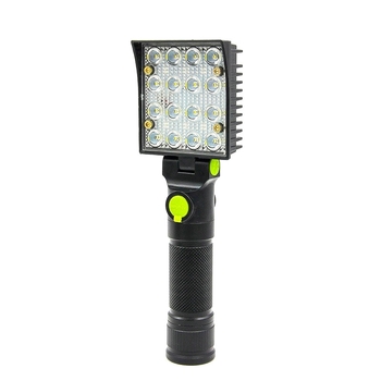 Automobilska LED radna svjetiljka s jakim magnetom, USB punjenje, 180° sklopiva, 10 LED, 1800 mAh