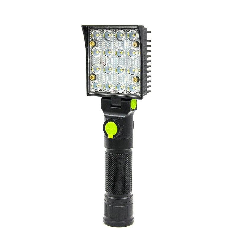 Automobilska LED radna svjetiljka s jakim magnetom, USB punjenje, 180° sklopiva, 10 LED, 1800 mAh