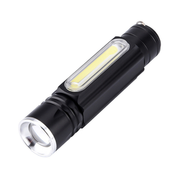 USB punjiva LED svjetiljka s T6+COB, 360° rotacija, 18650 baterija, domet 200–500 m