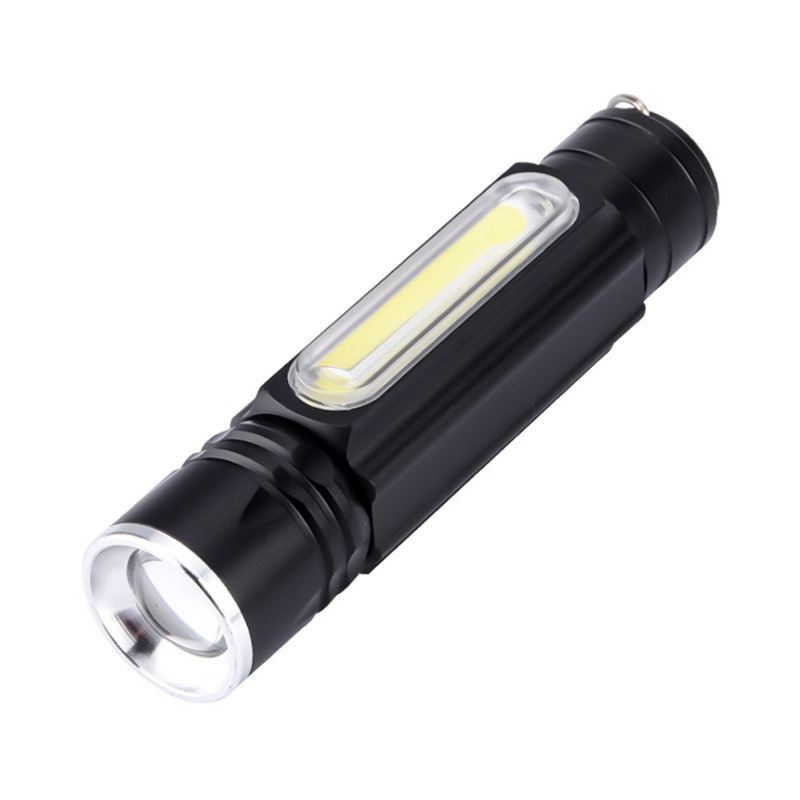 USB punjiva LED svjetiljka s T6+COB, 360° rotacija, 18650 baterija, domet 200–500 m