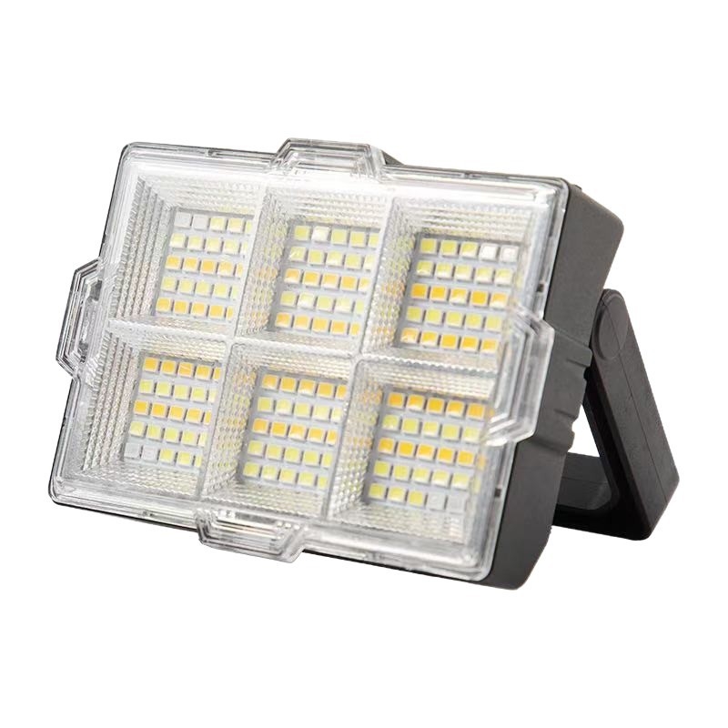 Solarna višefunkcionalna LED lampica za nužnu popravak automobila i kućnu upotrebu, LED 5W, 3.7V, punjiva, induktivni prekidač, 120 LED, prijenosna
