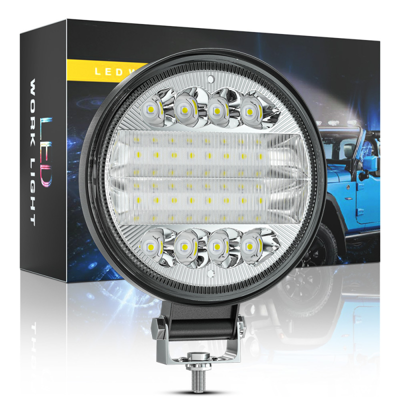 DXZ LED radna svjetiljka za automobil, okrugla, 24 LED, 72W, 9-30V, 2000 lm, LED 3030, model H-Y-24