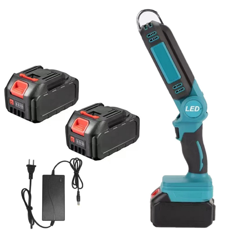LED inspekcijska svjetiljka s litijskom baterijom, ultra jaka, sklopiva, kompatibilna s Makita, DeWalt, Milwaukee