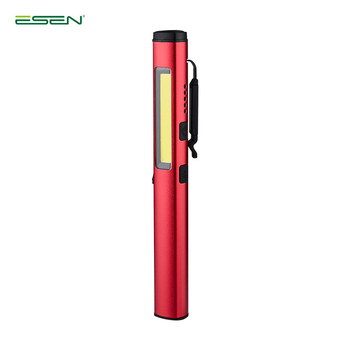 ESEN LED radna svjetiljka u obliku olovke, USB punjenje, tijelo od aluminijske legure, 3W, baterija 800 mA