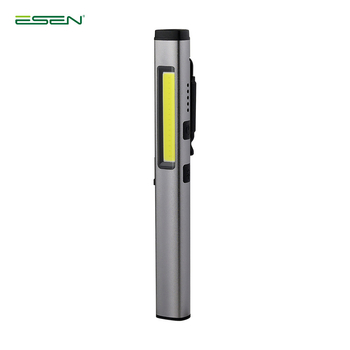 ESEN LED radna svjetiljka u obliku olovke, USB punjenje, tijelo od aluminijske legure, 3W, baterija 800 mA