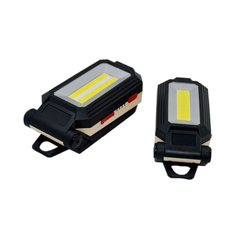 Nova LED višefunkcionalna punjiva radna svjetiljka s magnetom, sklopiva COB svetlost za održavanje i crvena upozoravajuća svjetlost