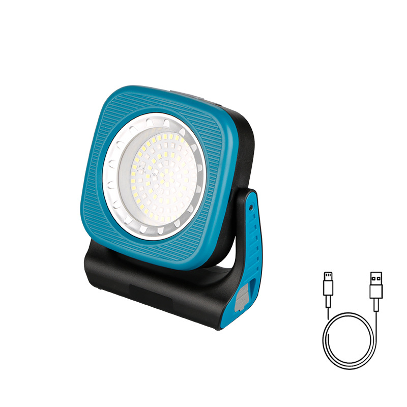 LED kamping lampica s magnetskim kukom, Type-C punjenje, 5V, 2.1W, gumbni prekidač