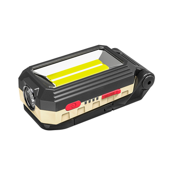 Lanternă LED de mână cu bază magnetică puternică, pentru reparații auto și întreținere industrială; portabilă, multifuncțională, ultra-luminată; rază eficientă 100