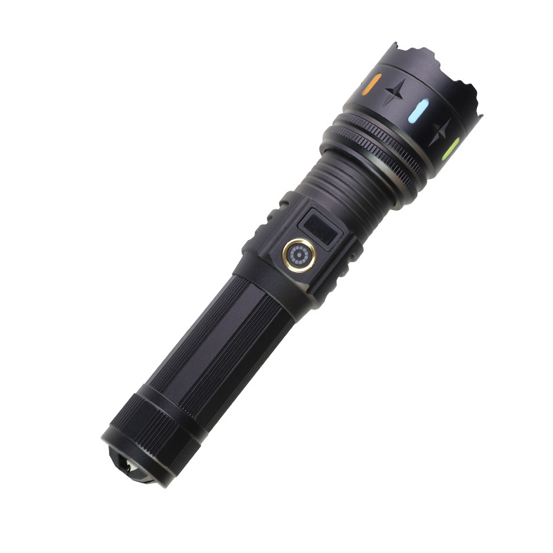 20W LED svjetiljka, 5000mAh punjiva baterija, domet 200–500 m, Power Bank funkcija, optički zum
