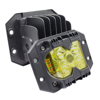 Lumină de lucru LED cu trei fețe pentru vehicul off-road, impermeabilă, 12-24V, 40W, 6000LM, durată de viață 50.000 h