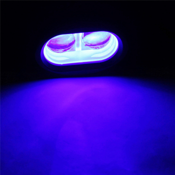 LED varovné pracovné svetlo s 4D konvexnou šošovkou, cúvací svetlo (20W, 12V, 2000LM, LED)