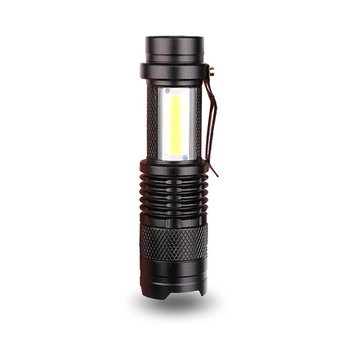 COB radna svjetiljka s XPE+COB LED, USB punjiva mini svjetiljka, 5W, 600mAh, aluminijska legura