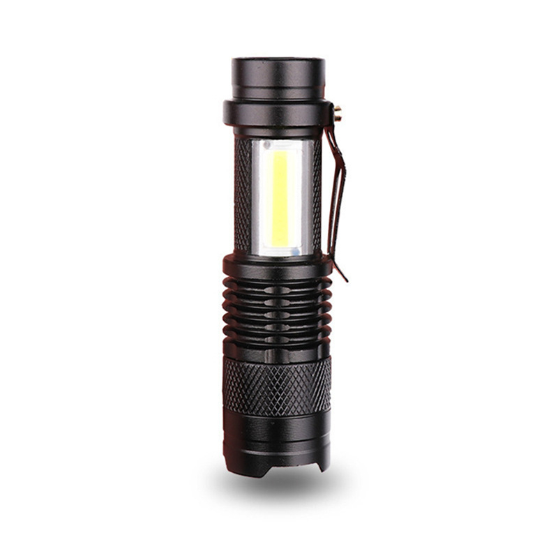 COB radna svjetiljka s XPE+COB LED, USB punjiva mini svjetiljka, 5W, 600mAh, aluminijska legura