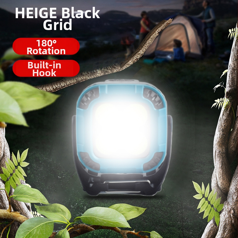 LED saules enerģijas ārējā darba apgaismojums ar pagriezamu galviņu un magnētisku stiprinājumu – kempings, dārzs un apkope (versijas W8129-1 līdz W8129-5)