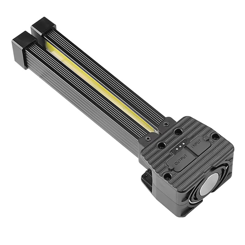 Lampă de lucru COB reîncărcabilă cu design magnetic pliant, LED 5W, 3.7V, model A55, pentru întreținerea autovehiculelor și iluminat de cort