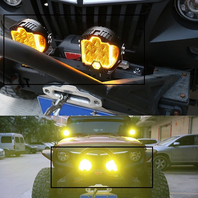 Lumină LED pentru plafonul barei frontale a unui vehicul off-road, 12V, 90W, carcasă din aluminiu+PC, LED 3030, 6500K