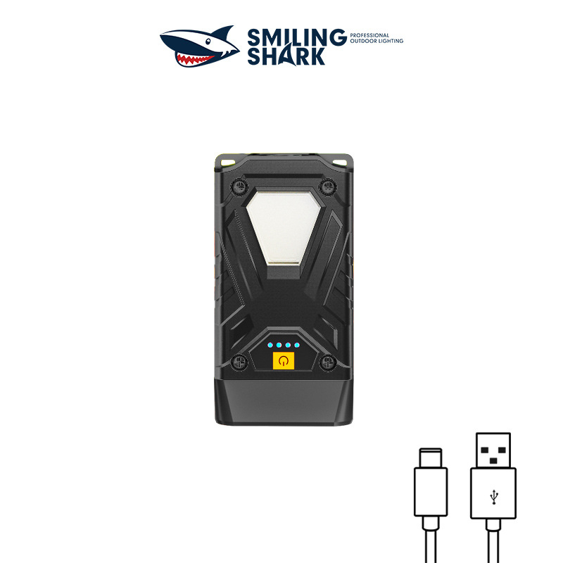 Višenamjensko prijenosno svjetlo s punjenjem, radnim osvjetljenjem i floodlightom, magnetska ugradnja; Materijal: ABS + aluminijska legura; Baterija: 800–5000 mAh; Izvor svjetla: LED; Napajanje: punjivo; Doseg: 100–200 m