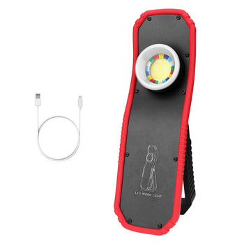 COB LED radna svjetiljka s kukom — punjiva, ugrađena baterija 1000 mAh, 10W, domet 100–200 m