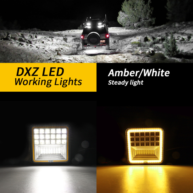 Automobilsko LED radno svjetlo, model H-F-DRL-42, 126W, 9-30V, 3300 lm, 50000 h