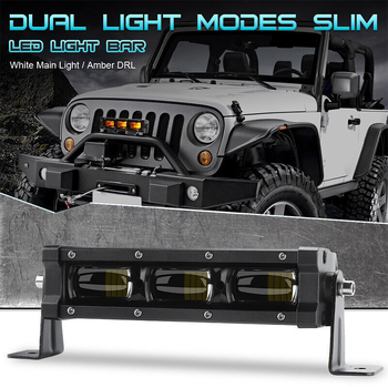 LED fénysáv a terepjáró jármű tetején, NA-30 - 30W, 12-60V, 3700 lm, LED fényforrás