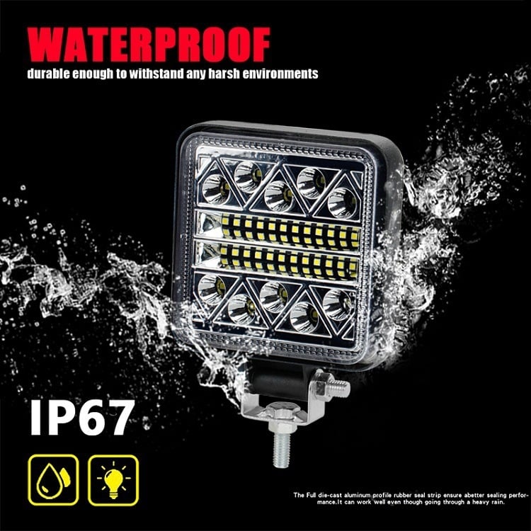 Okrugla LED radna svjetiljka - 102W, 12-24V, 10200 lm, 6500K, vijek trajanja 50 000 h