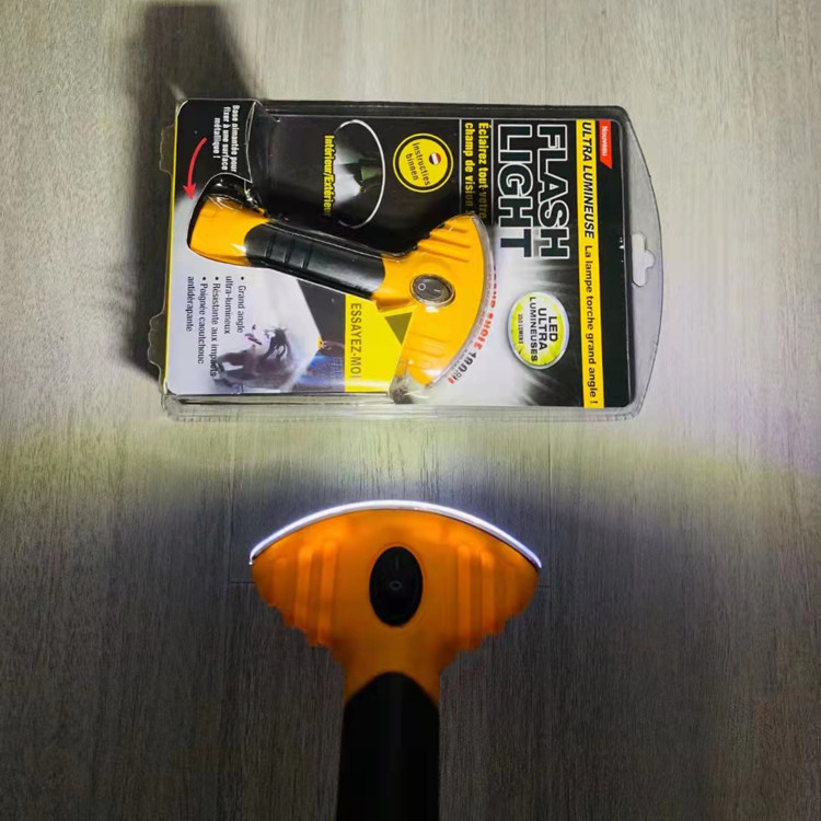 Focar LED portabil cu alimentare prin apăsare manuală, carcasa ABS, 1W, rază sub 50 m, ultra-subțire și rezistent la explozie