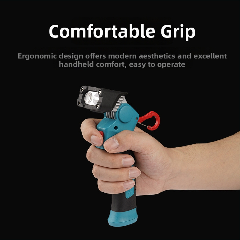 Sunrei L1000 LED rankinis žibintas su magnetiniu darbo apšvietimu, USB įkrovimas, 11W prie 5V, kempingo lempa