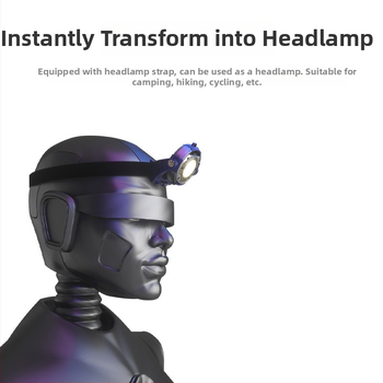 Lādējama ārējā COB darba gaisma ar magnētisku stiprinājumu, 360° gaismas leņķis, IP55, 10W, 3.7V, 350 lm