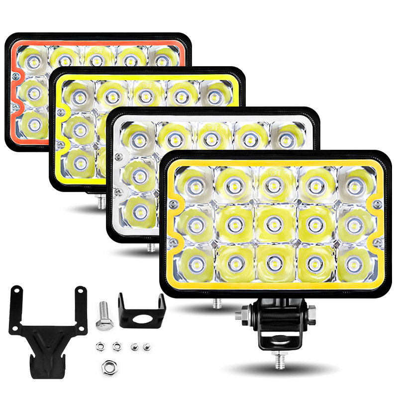 5-inčni far s otvorom, 15 LED, 45W LED, modificarni prednji far, inspekcijsko i radno svjetlo za terenska vozila