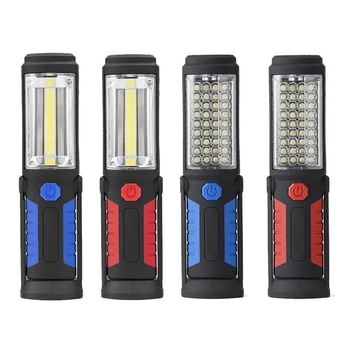 LED prijenosno radno svjetlo s magnetskom kukom — 350+ lumena, 10W, 1200mAh, punjivo, domet 200–500 m
