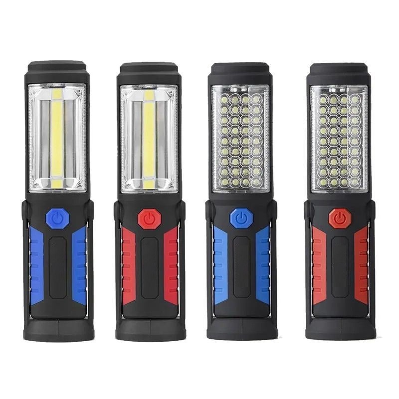 LED prijenosno radno svjetlo s magnetskom kukom — 350+ lumena, 10W, 1200mAh, punjivo, domet 200–500 m