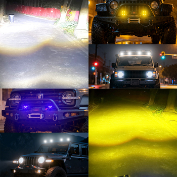 Proiector LED pentru mașină, corp din aluminiu, 12-80V, durată de viață 50000 ore, pentru uz auto