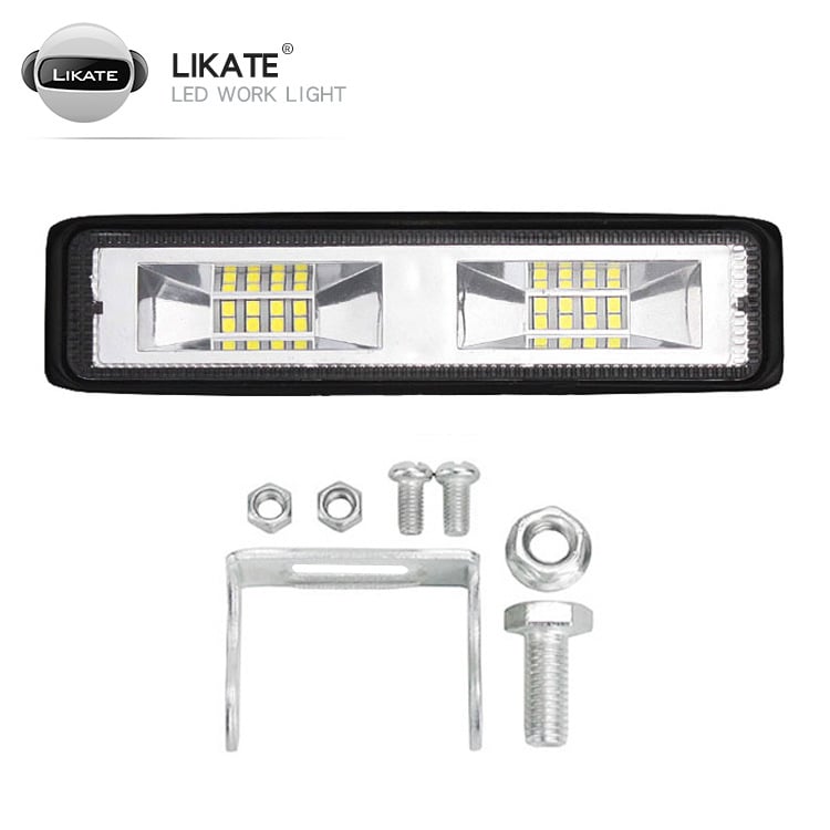 Lumină de lucru LED pentru autovehicule - 48W, 16 LED, 12-24V, 10800 lm, 6000K