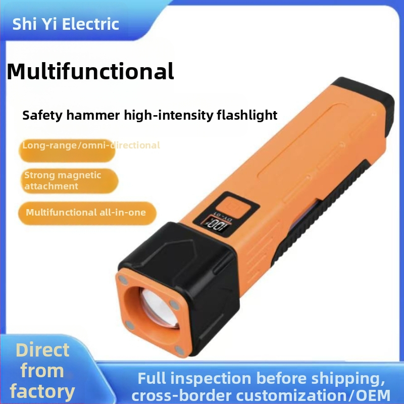 LED darbo lempa su COB, sulankstoma magnetinė palapinės lempa lauko naudojimui, DY-01 modelis, 15W, 18650 baterija, įkrovimo laikas 1–2 val., veikimo laikas 3–5 val.