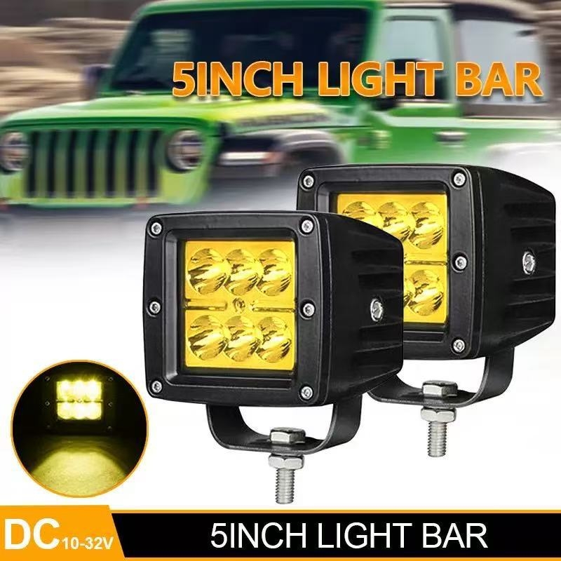 Lampă LED pătrată pentru vehicule 12/24V – 48W, 5000 lm, 6000K, durată de viață 50.000 h