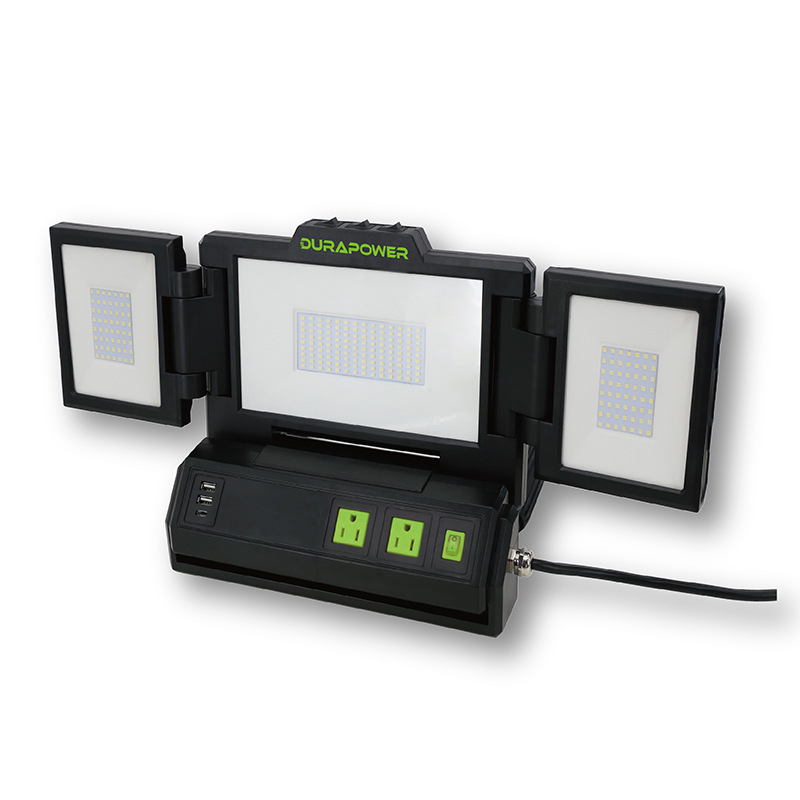 Dura Power LED Crab Light — Lampă de lucru LED plierabilă, 10000 lm, pentru inspecția și întreținerea autovehiculelor