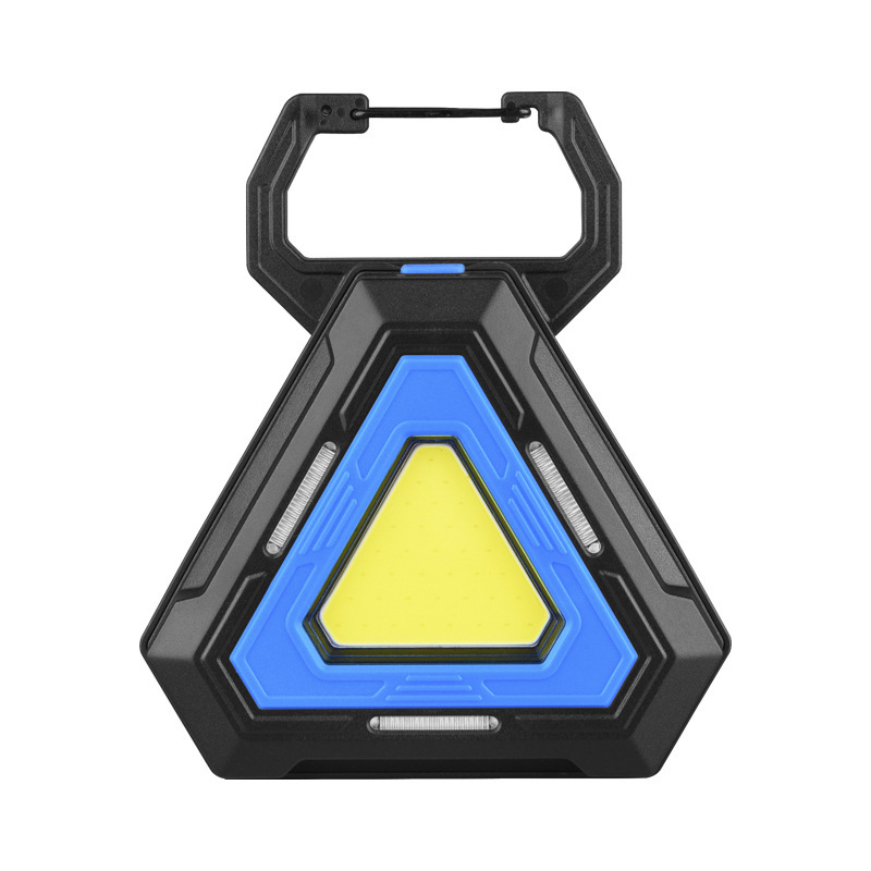 Triju kāju darba lukturis ar trijstūra rāmi, magnētiska LED autoavārijas gaisma, pārnēsājama pārbaudes luktura (CD13, 10W, ABS korpuss)