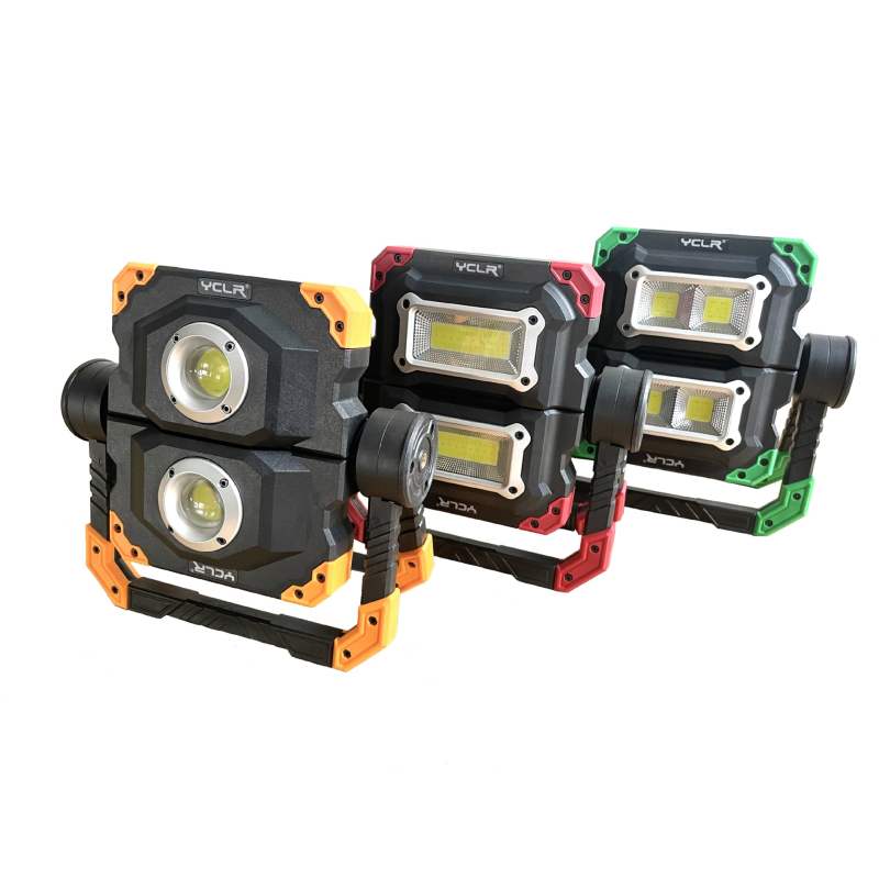 Magnētiska saliekamā ārējā COB darba gaisma PLV-008, 1200 lm