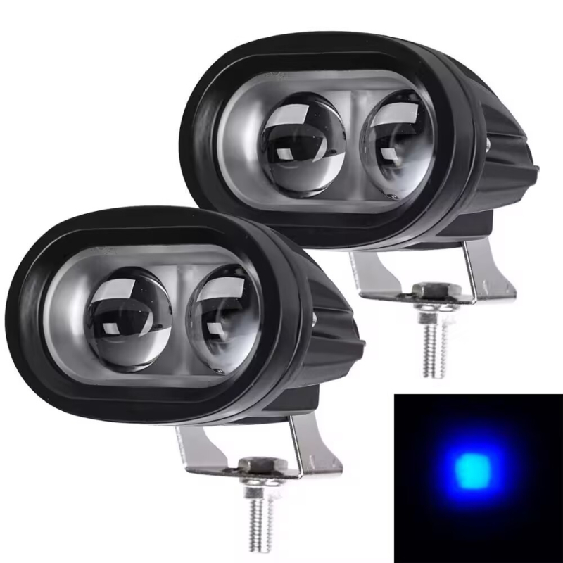 LED svjetlo za upozorenje pri okretanju viljuškara, pravokutna zona granice, 20W, 12-80V, 1800 lm, Model 369, 50000 h