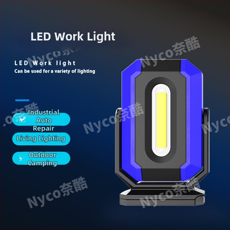 LED darba lukturs EF-6001B – galda mazs ar āķi, 400 lm, IPX-3, regulējams spilgtums