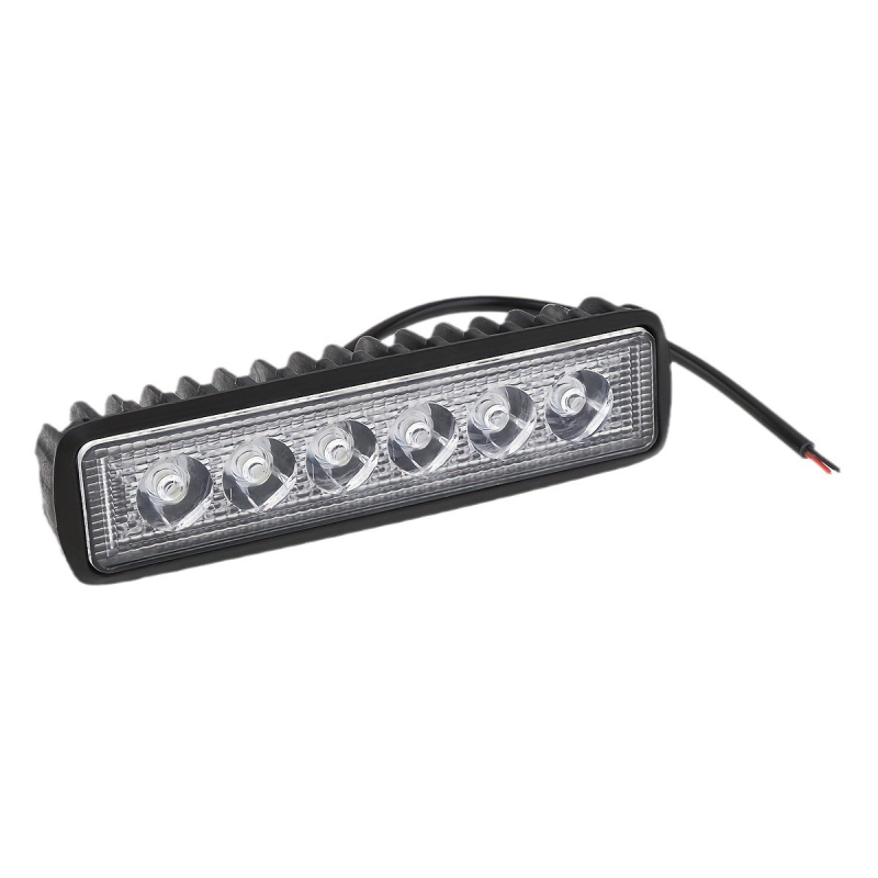 Automobilsko LED radno svjetlo, jednoredno 6 LED, 18W, 12V, LED trak za terenska vozila – prednje dodatno svjetlo i dnevno svjetlo
