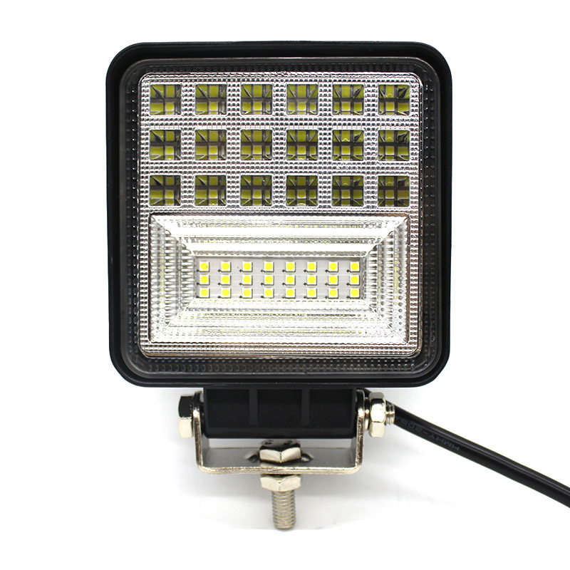 Kvadratni LED prednji reflektor za auto, model Zc-126w, 126W, 10-60V, 6720 lm, 50 000 h