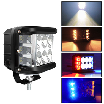 LED radna svjetiljka za terenska vozila s trostranim osvjetljenjem – 36W, 12V, 4800 lm, 6000K, 30000 h