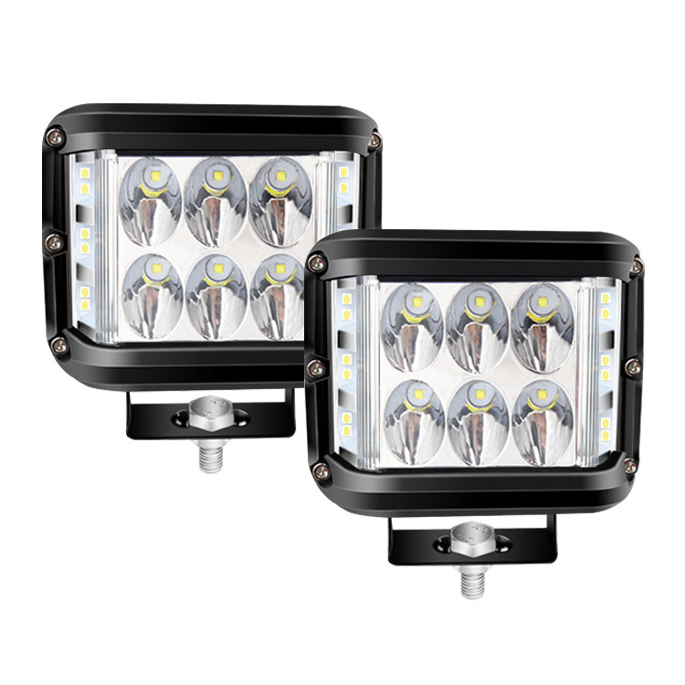 LED radna svjetiljka za terenska vozila s trostranim osvjetljenjem – 36W, 12V, 4800 lm, 6000K, 30000 h