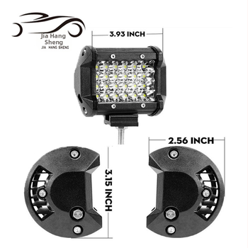 LED radno svjetlo za vozila, četiri reda, 72W, motociklistički reflektor za terenska vozila, krovno svjetlo