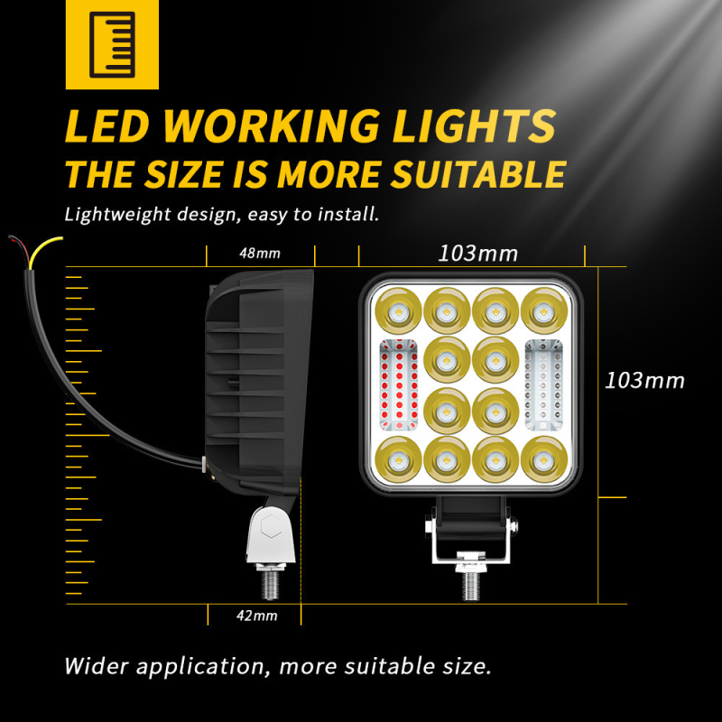 Automobilska LED radna svjetiljka – 78W, 12-80V, 12000 lm, 6500K, Model H-F-BS-26