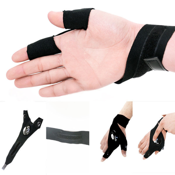 LED roku cimdi ar gaismu automobiļu remontam – kokvilna, iepakojums – maisiņš kastē, tīrais svars 0.45 kg, Zīmols There Shun