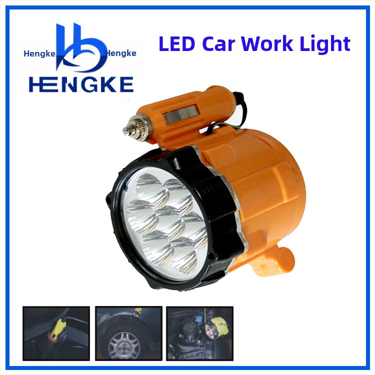 LED automašīnas darba lukturis HK-701-7, 12V, 10W, transportlīdzekļu apgaismojums