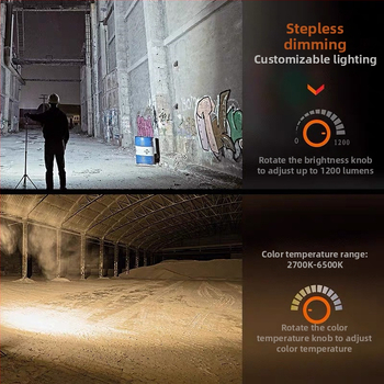 LED kempinga gaisma - uzlādējama, 5V, 10W, 8000mAh