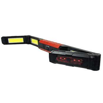 Lampă de lucru magnetică portabilă cu cârlig – LED 12W, baterie 2×2200mAh, rază până la 50 m, protecție la supraîncărcare